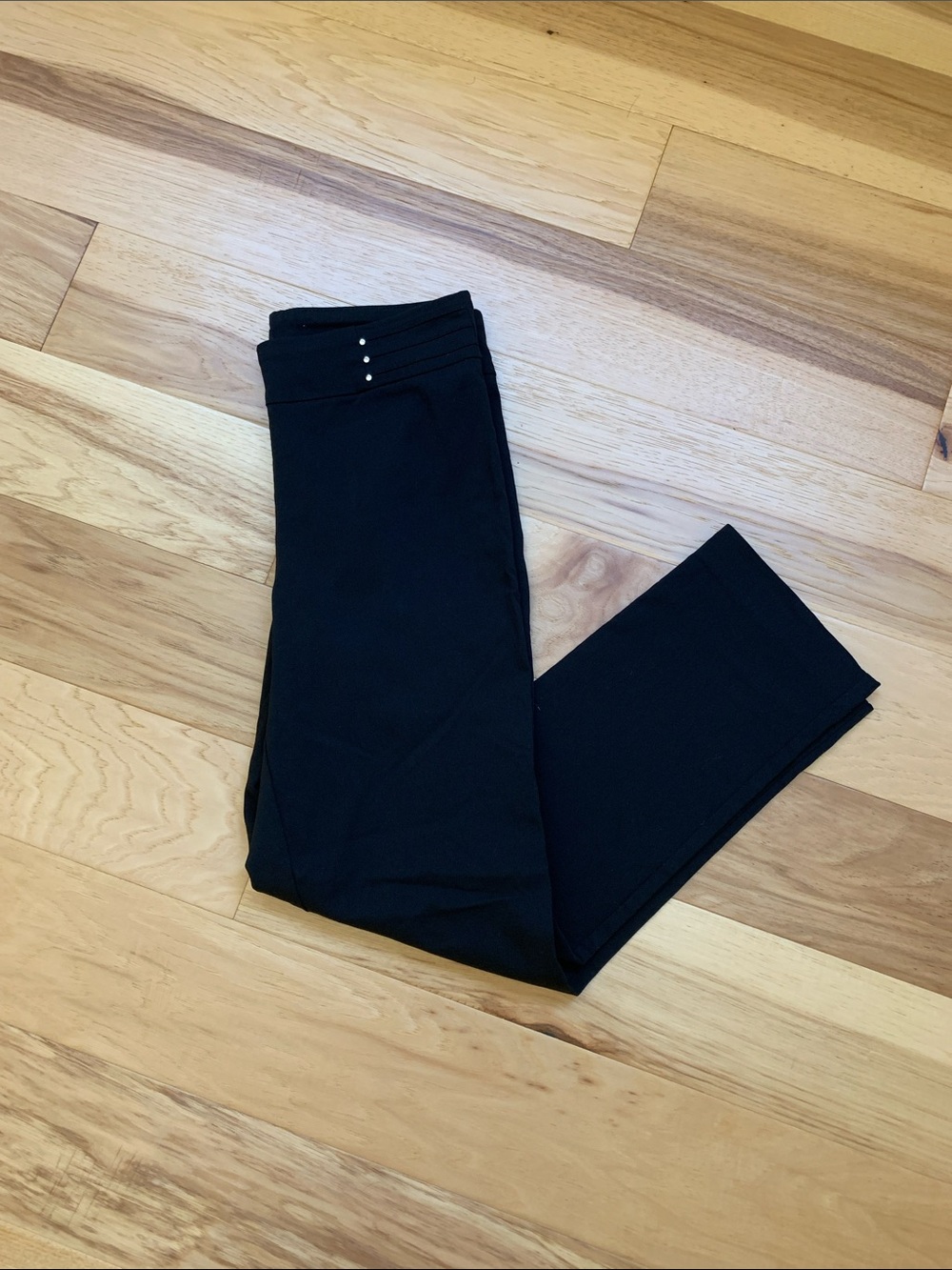 JM Collection Black Women's Straight Leg Business Pants